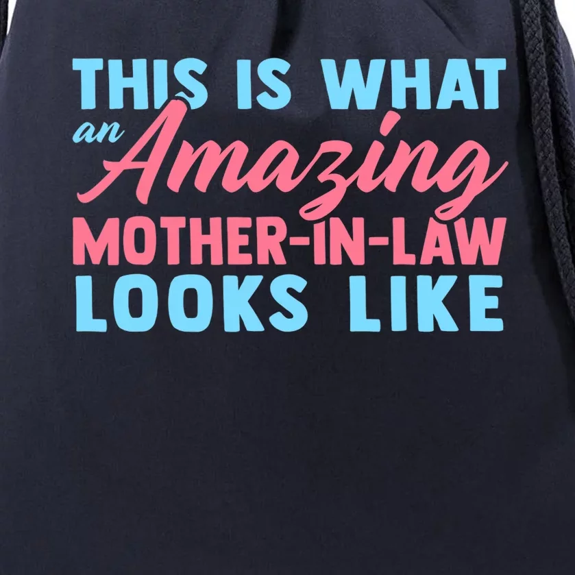 Funny Mother In Law From Daughter Mother's Day Wo Gift Drawstring Bag