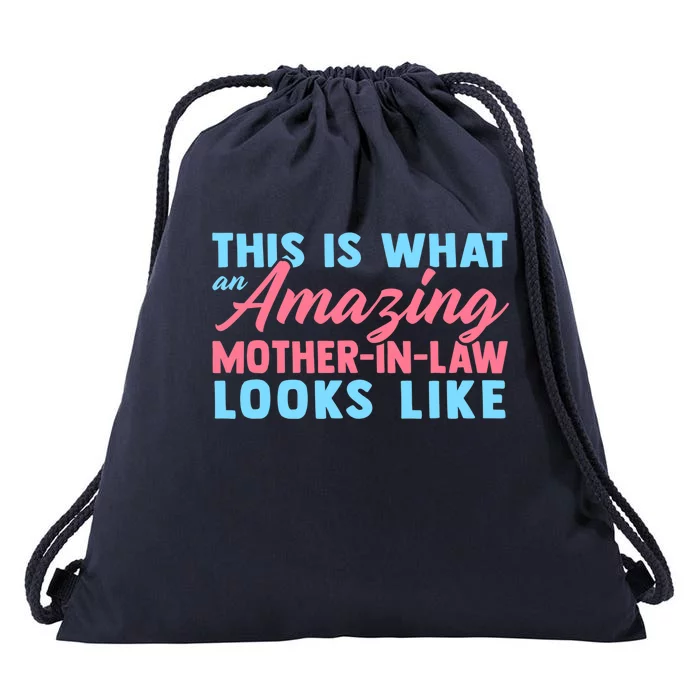 Funny Mother In Law From Daughter Mother's Day Wo Gift Drawstring Bag