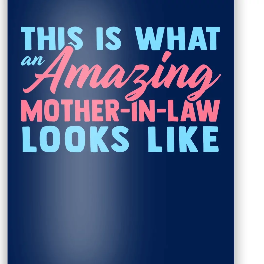 Funny Mother In Law From Daughter Mother's Day Wo Gift Poster