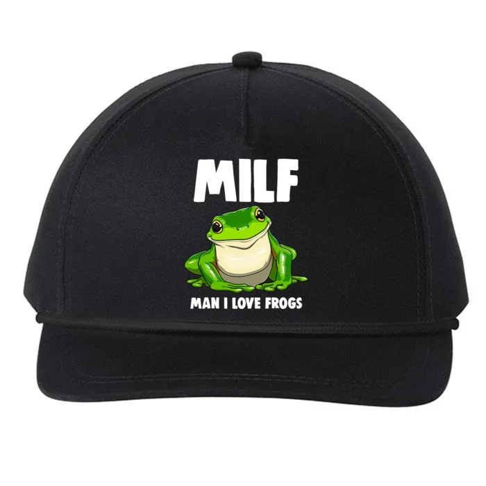 Funny Man I Love Frogs Tee Shirts Frog Love Snapback Five-Panel Rope Hat