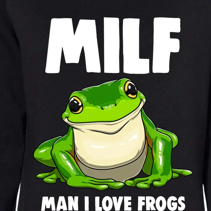 Funny Man I Love Frogs Tee Shirts Frog Love Womens California Wash Sweatshirt