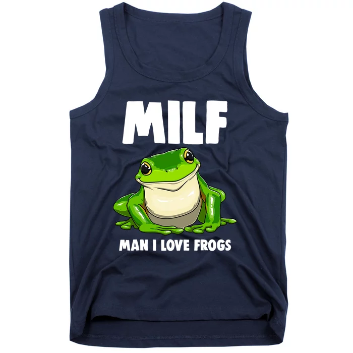 Funny Man I Love Frogs Tee Shirts Frog Love Tank Top