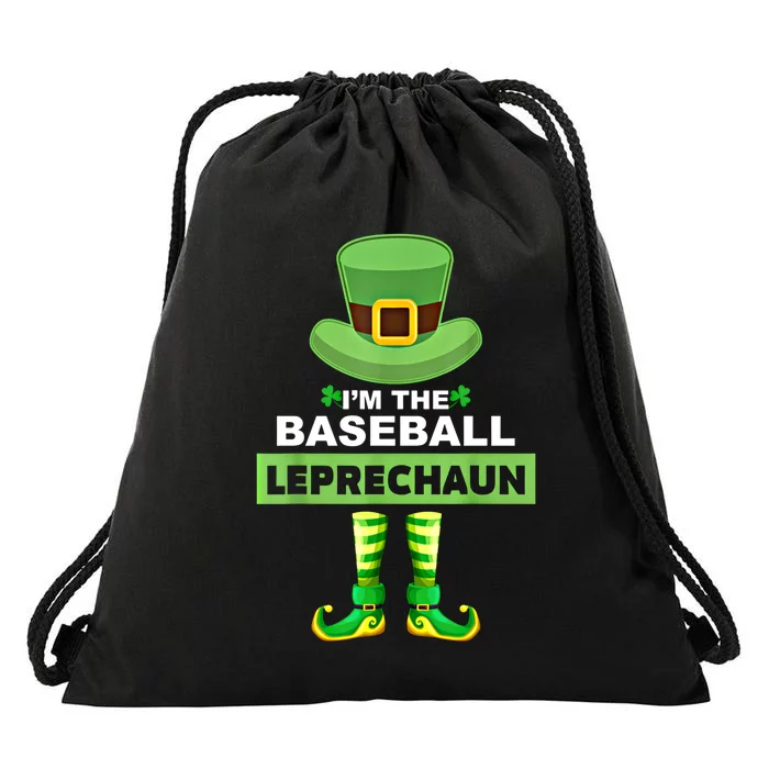 Family Matching IM The Baseball Leprechaun St PatrickS Day Gift Drawstring Bag