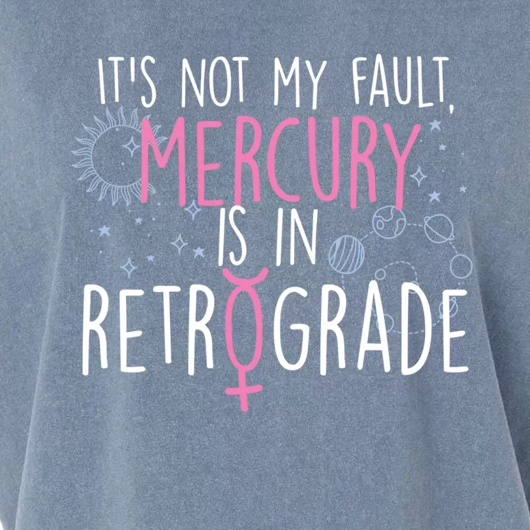 Funny Mercury In Retrograde Astrology Cute Gift Garment-Dyed Women's Muscle Tee