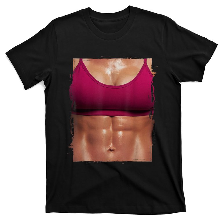 Fake Muscle I Woman Fitness Dream Woman Fitness Women Body T-Shirt