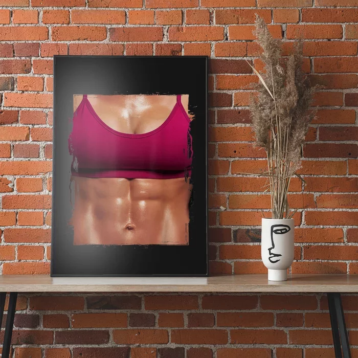 Fake Muscle I Woman Fitness Dream Woman Fitness Women Body Poster