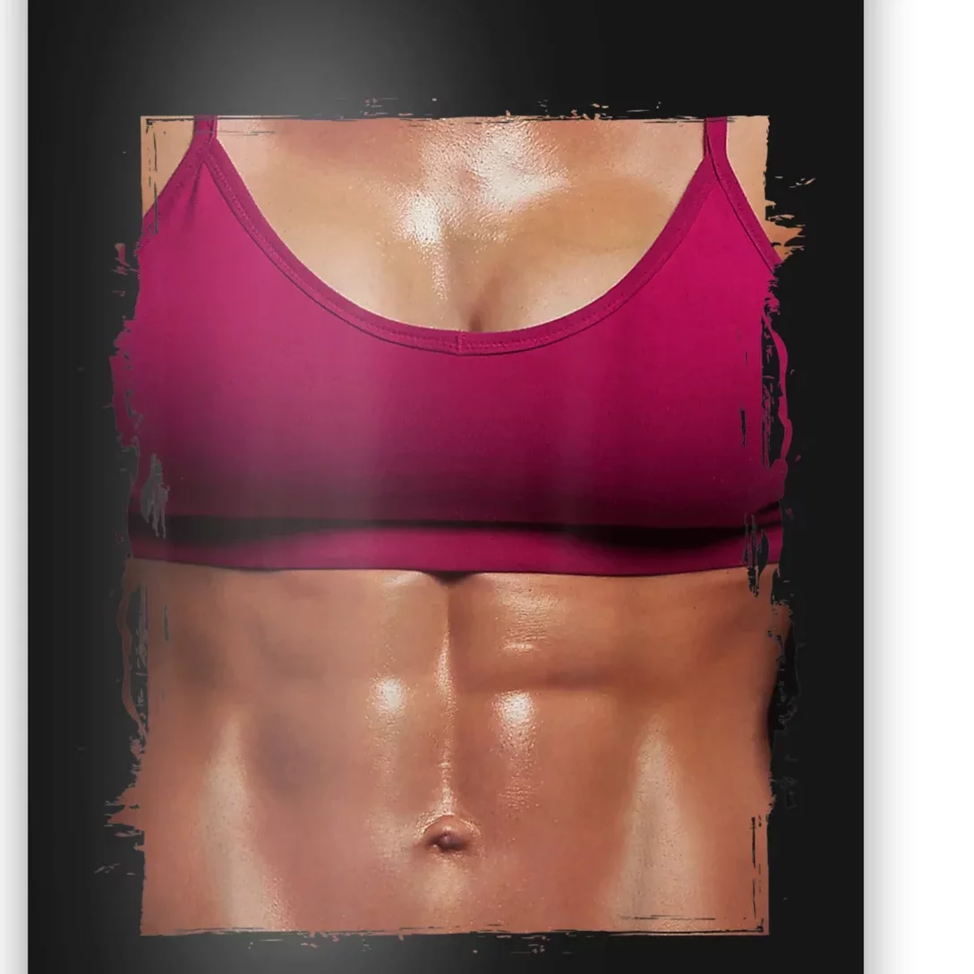 Fake Muscle I Woman Fitness Dream Woman Fitness Women Body Poster