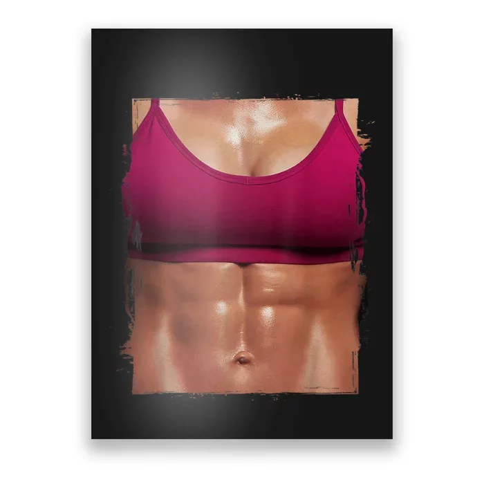 Fake Muscle I Woman Fitness Dream Woman Fitness Women Body Poster