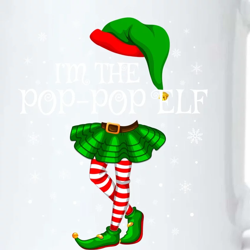 Family Matching IM The Poppop Elf Christmas Gift Black Color Changing Mug