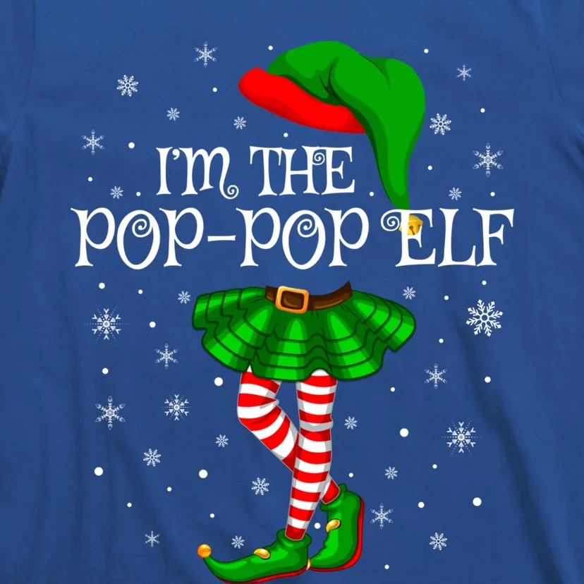 Family Matching IM The Poppop Elf Christmas Gift T-Shirt