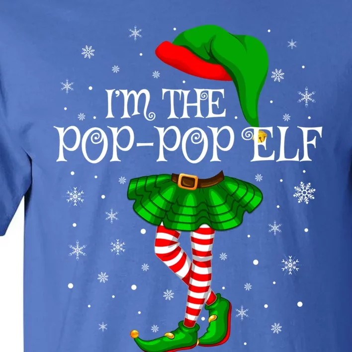 Family Matching IM The Poppop Elf Christmas Gift Tall T-Shirt