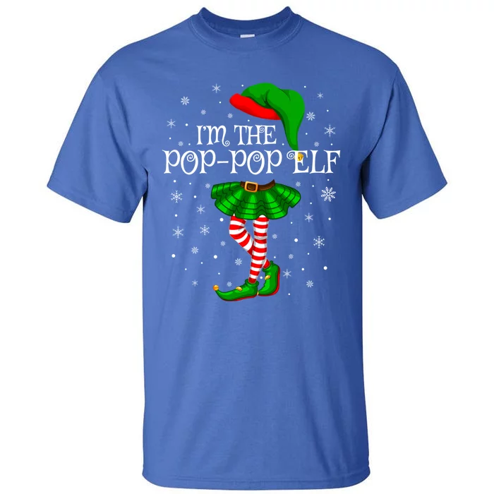 Family Matching IM The Poppop Elf Christmas Gift Tall T-Shirt