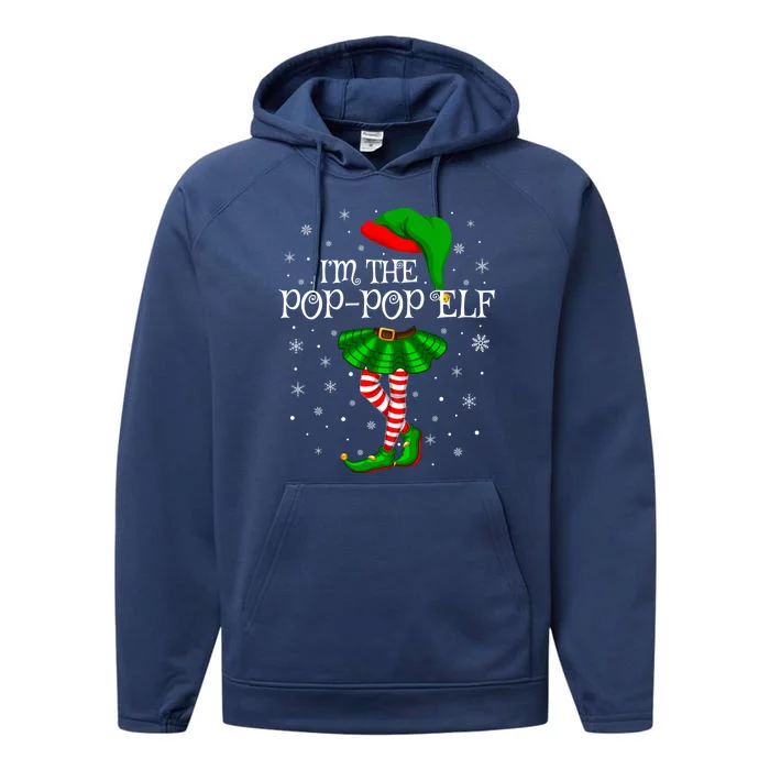 Family Matching IM The Poppop Elf Christmas Gift Performance Fleece Hoodie