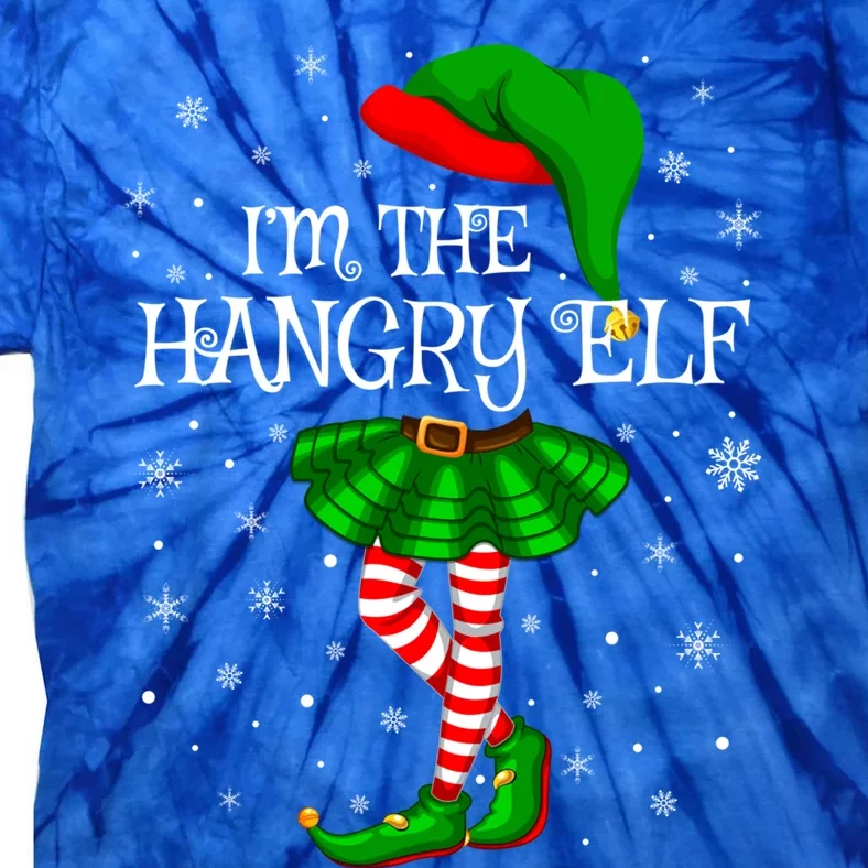 Family Matching Im The Hangry Elf Christmas Cool Gift Tie-Dye T-Shirt