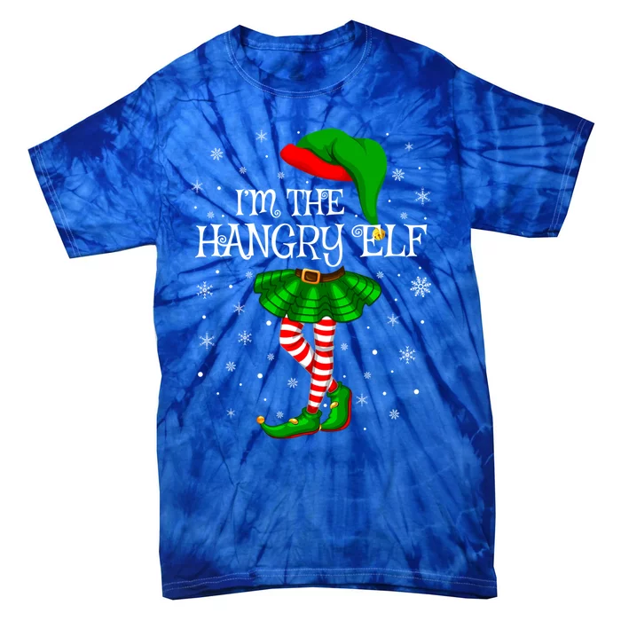 Family Matching Im The Hangry Elf Christmas Cool Gift Tie-Dye T-Shirt