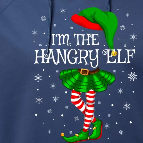 Family Matching Im The Hangry Elf Christmas Cool Gift Performance Fleece Hoodie