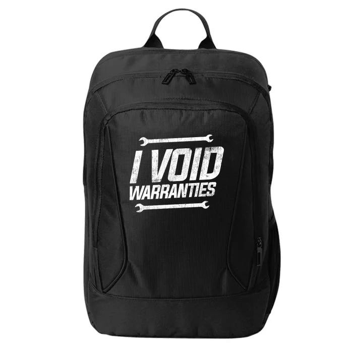 Funny Mechanics I Void Warranties Wrench Garage Gift City Backpack