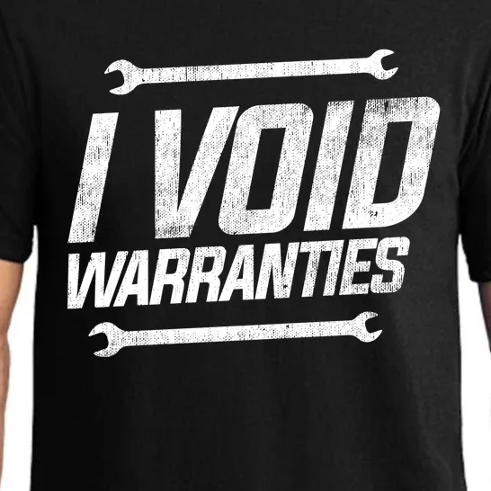 Funny Mechanics I Void Warranties Wrench Garage Gift Pajama Set