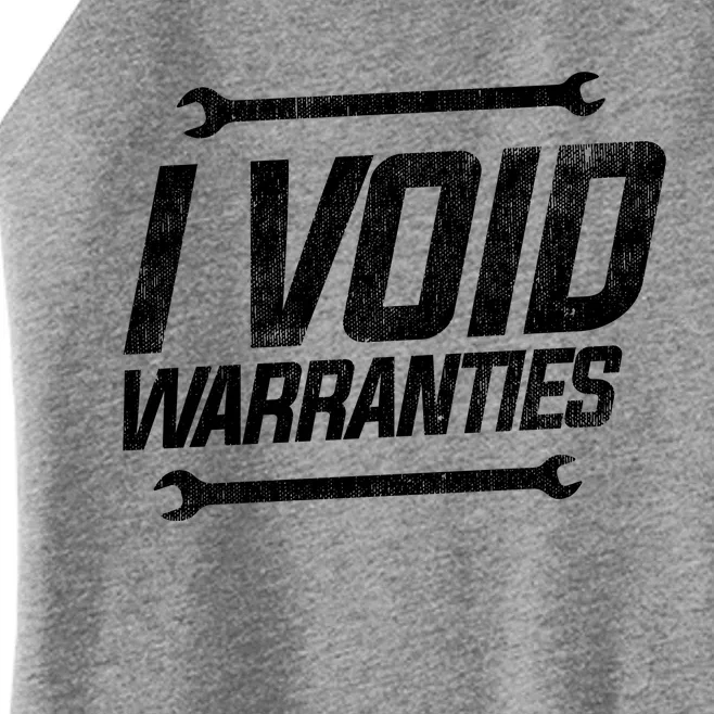 Funny Mechanics I Void Warranties Wrench Garage Gift Women’s Perfect Tri Rocker Tank