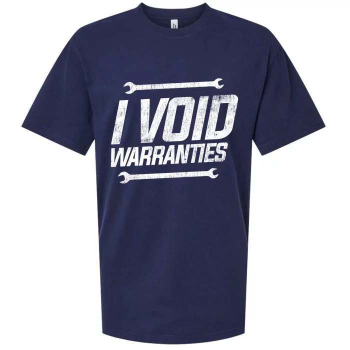 Funny Mechanics I Void Warranties Wrench Garage Gift Sueded Cloud Jersey T-Shirt