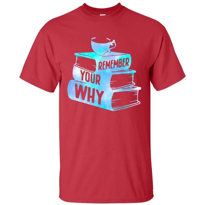 Funny Motivation Inspirational Quote Remember Your Why Cool Tall T-Shirt