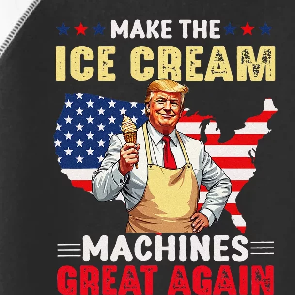 Funny Make Ice Cream Machines Great Again Trump Ice Cream Toddler Fine Jersey T-Shirt