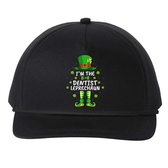 Family Matching I'm The Dentist Leprechaun St Patrick's Day Gift Snapback Five-Panel Rope Hat