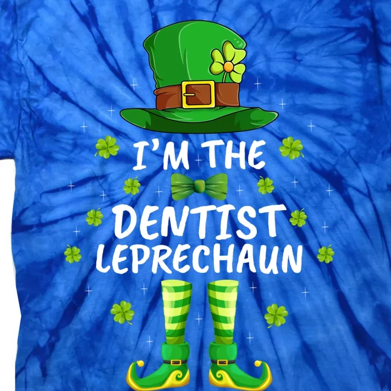 Family Matching I'm The Dentist Leprechaun St Patrick's Day Gift Tie-Dye T-Shirt