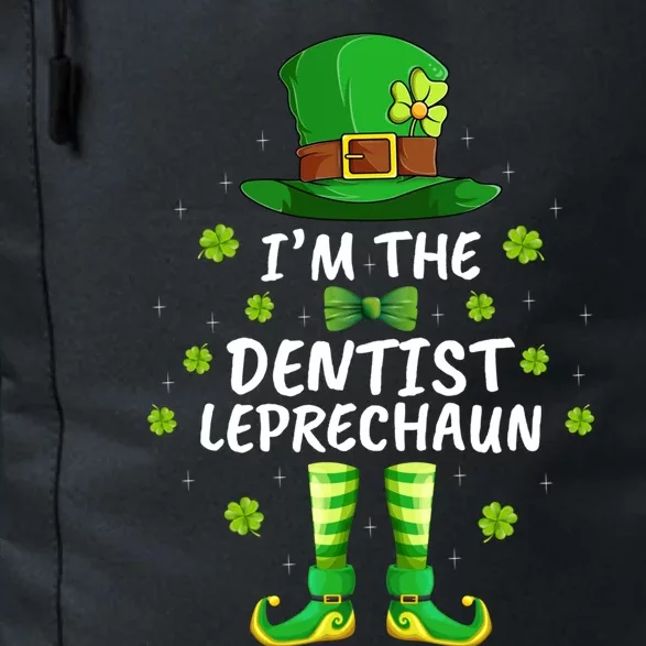 Family Matching I'm The Dentist Leprechaun St Patrick's Day Gift Daily Commute Backpack