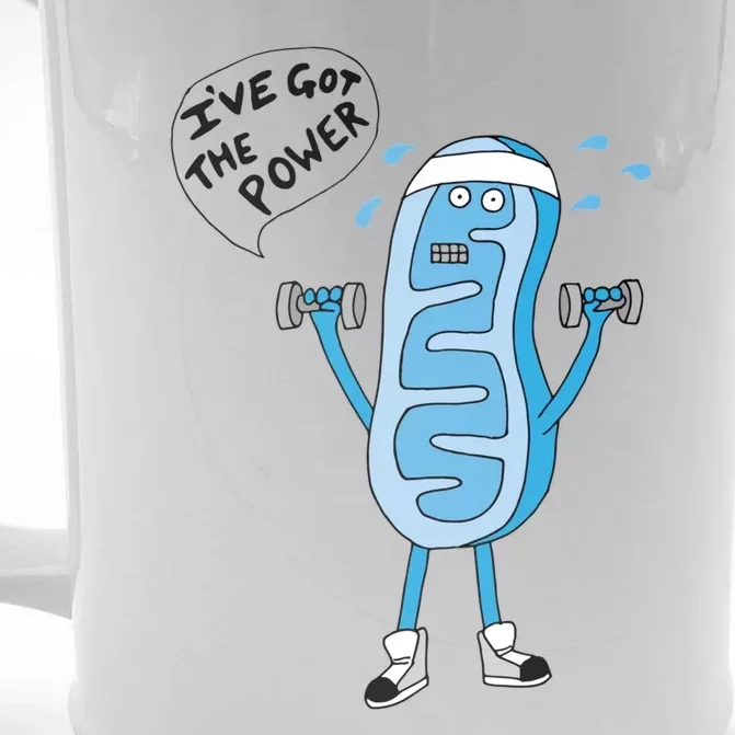 Funny Mitochondria IVe Got The Power Of Biology Front & Back Beer Stein