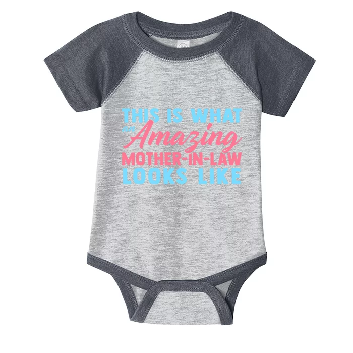 Funny Mother In Law From Daughter Mother's Day Wo Gift Infant Baby Jersey Bodysuit