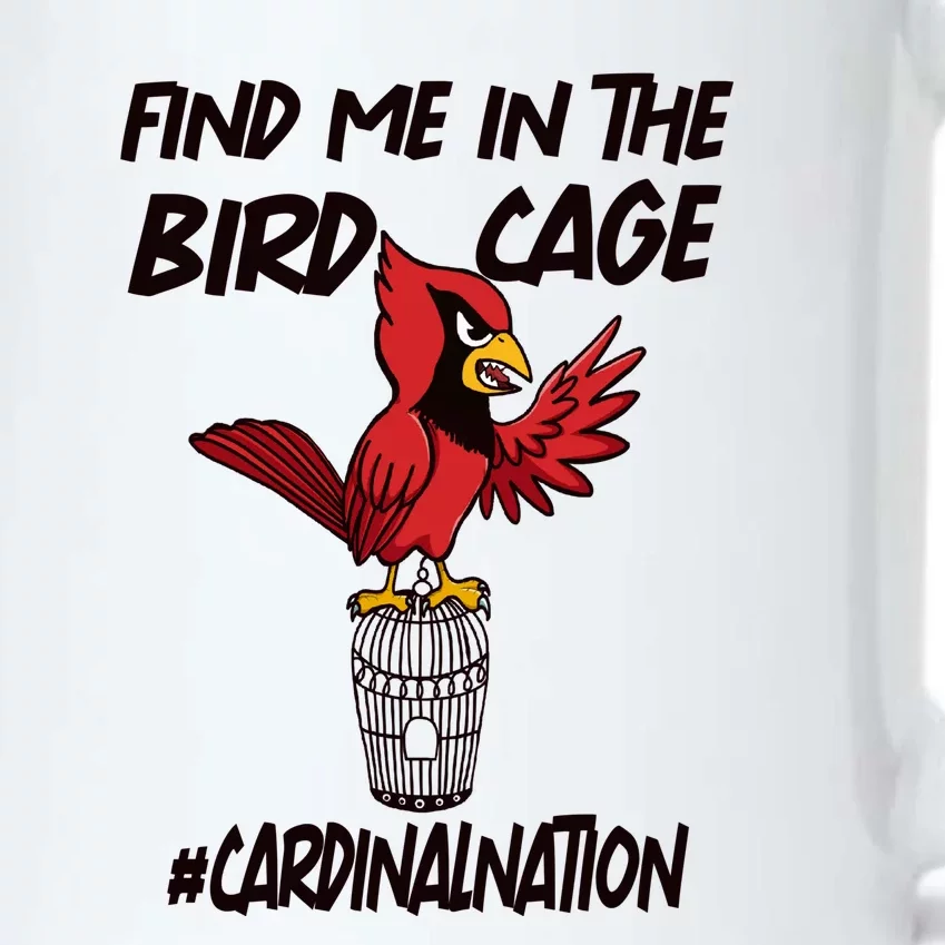 Find Me In The Bird Cage Black Color Changing Mug