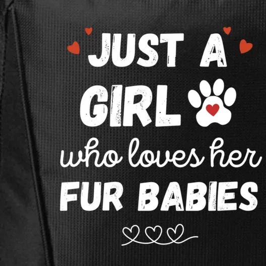 Fur Mom Just A Who Loves Her Fur Gift City Backpack