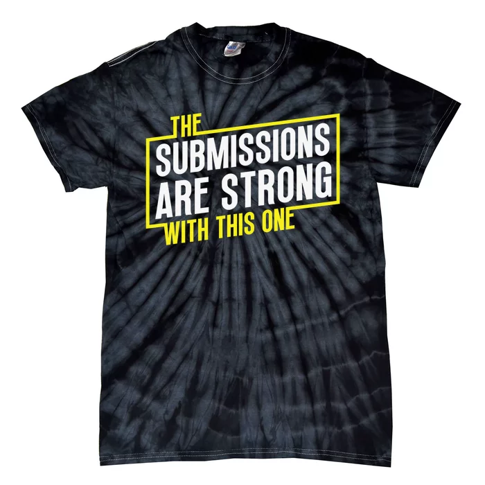 Funny MMA Jiu Jitsu Gift Submission Design BJJ Tie-Dye T-Shirt