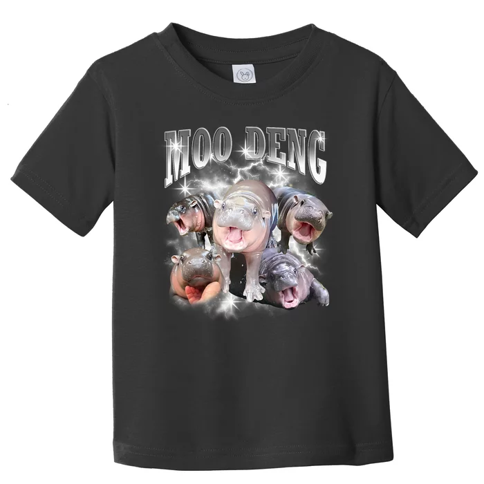 Funny Moodeng Kawaii Pygmy Hippo Cute Zoo Animal Lover Toddler T-Shirt