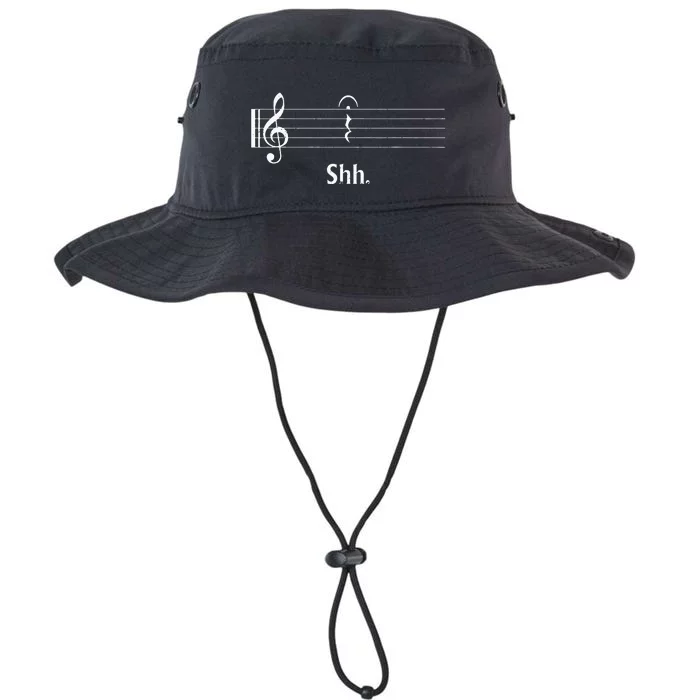 Funny Music Lover Musician Shh Quarter Rest And Fermata Legacy Cool Fit Booney Bucket Hat