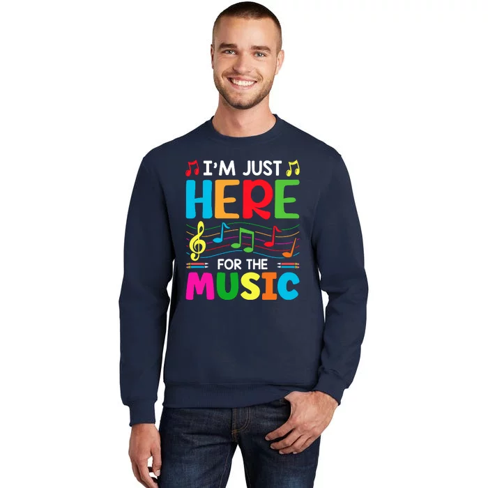 Funny Music Lover Music Quotes Musical Notes Tall Sweatshirt