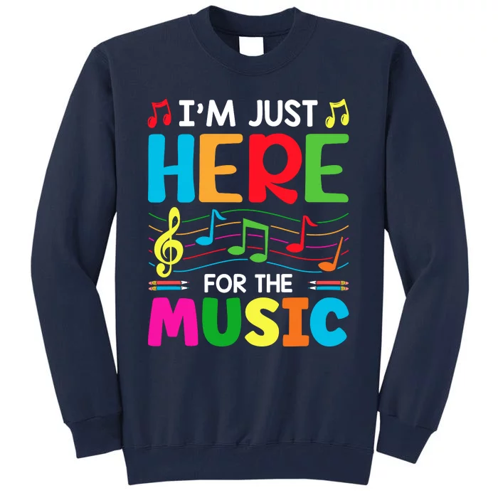 Funny Music Lover Music Quotes Musical Notes Tall Sweatshirt