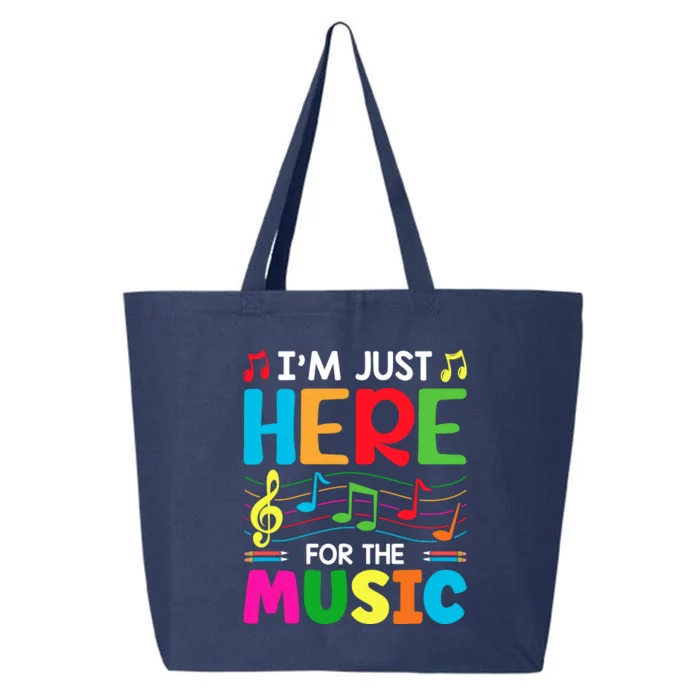 Funny Music Lover Music Quotes Musical Notes 25L Jumbo Tote