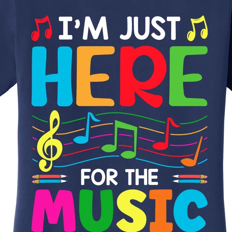 Funny Music Lover Music Quotes Musical Notes Women's T-Shirt