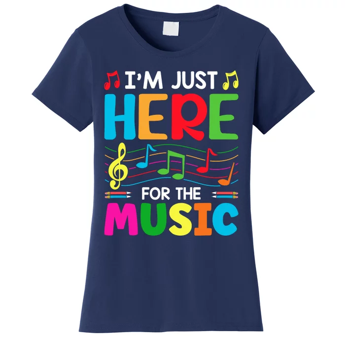 Funny Music Lover Music Quotes Musical Notes Women's T-Shirt