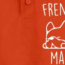 Frenchie Mama Love Dry Zone Grid Performance Polo