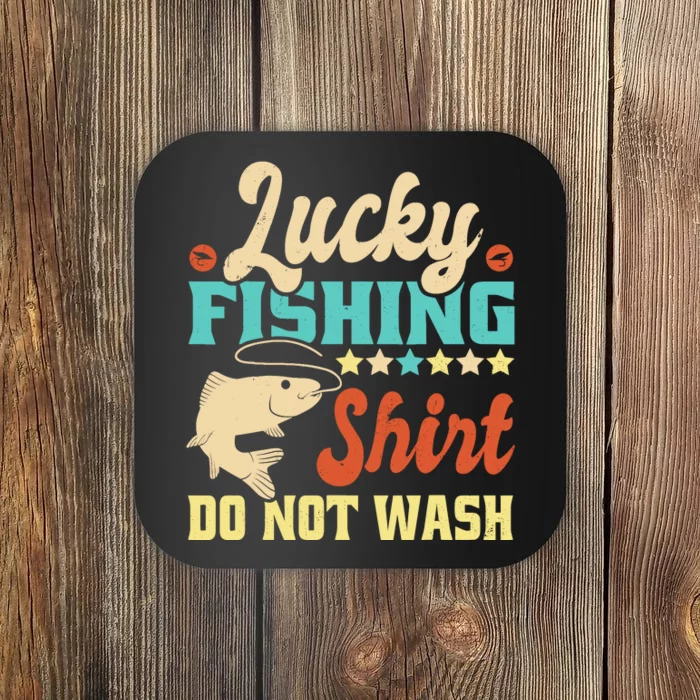 Funny My Lucky Fishing For Dad Coaster