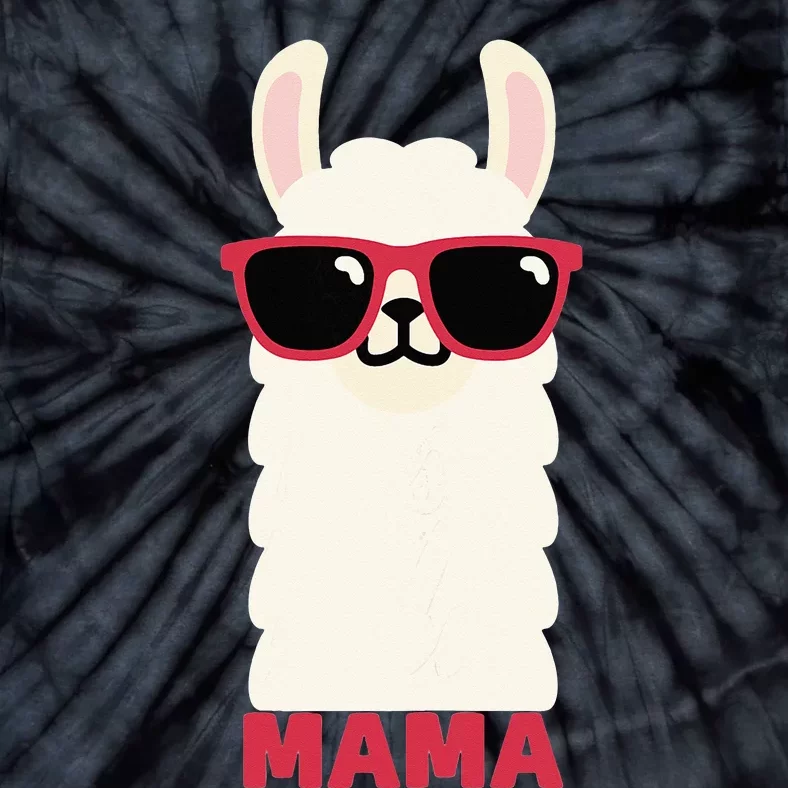 Funny Mama Llama Drama Mama Llama Momma Tie-Dye T-Shirt