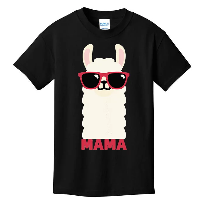 Funny Mama Llama Drama Mama Llama Momma Kids T-Shirt