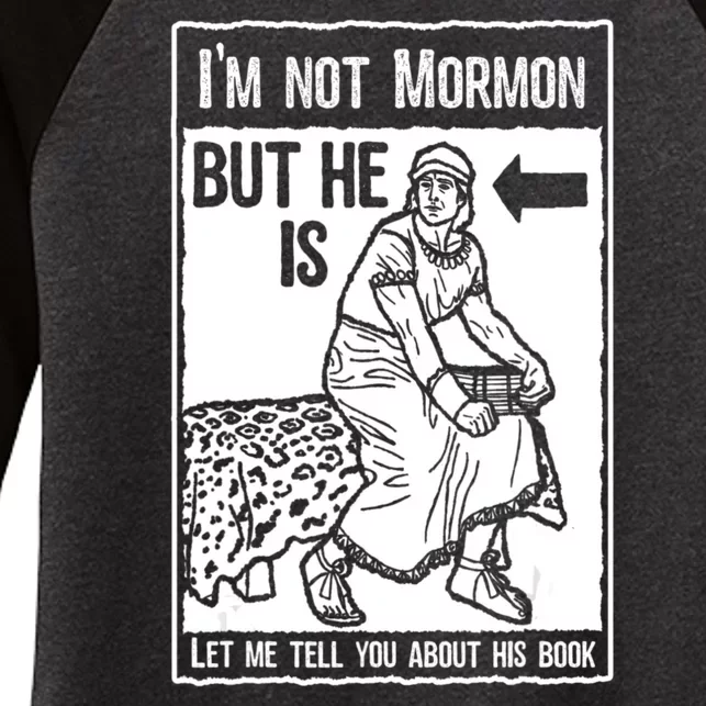 Funny Mormon Lds Book Of Mormon Missionary Women's Tri-Blend 3/4-Sleeve Raglan Shirt