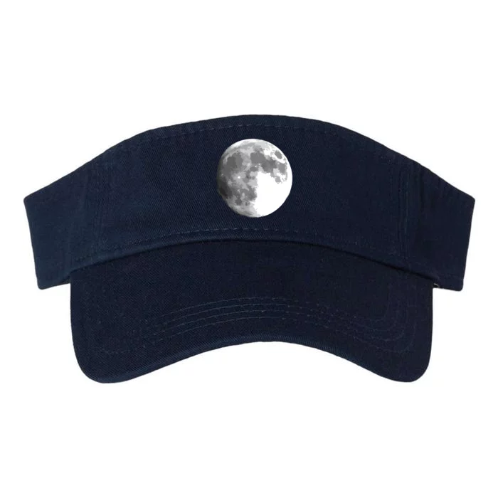 Full Moon Luna Astronomy Space Galaxy Stars Valucap Bio-Washed Visor