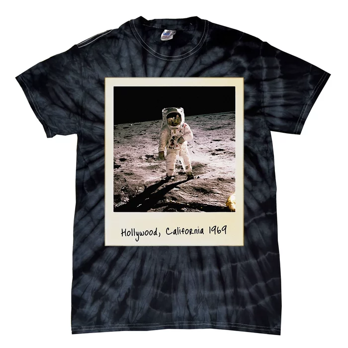 Fake Moon Landing Conspiracy Tie-Dye T-Shirt