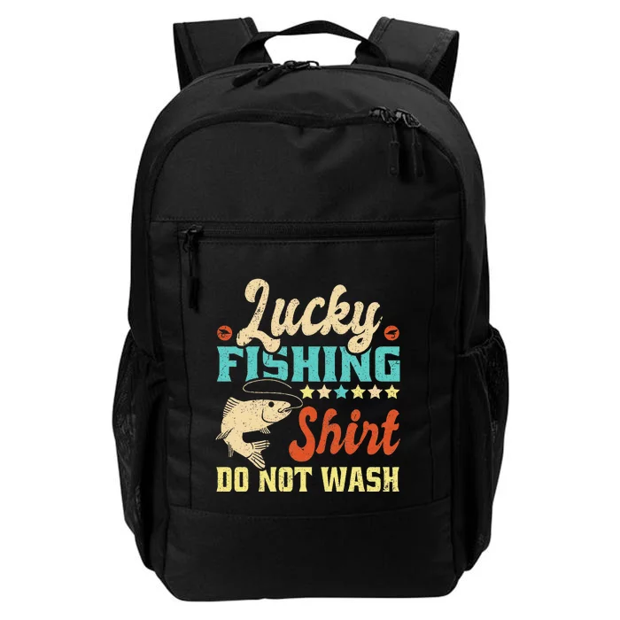 Funny My Lucky Fishing dad Daily Commute Backpack