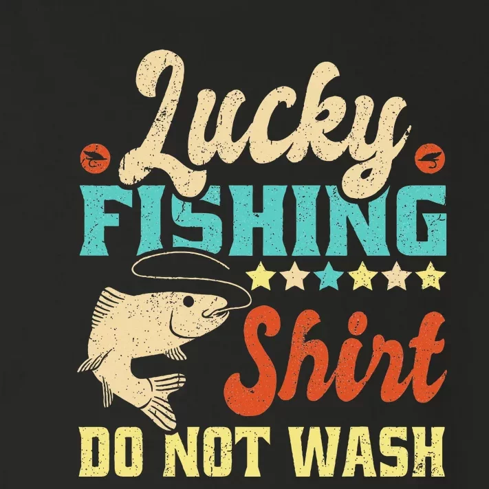 Funny My Lucky Fishing dad Toddler Long Sleeve Shirt